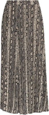 Michael Michael Kors Gonna con stampa pelle di serpente - Grigio