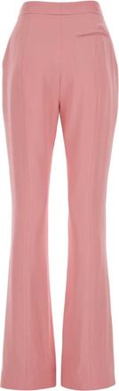 Alexander McQueen Alexander Mcqueen Womens Pink Crepe Cigarette Pant - Rose Gold viscose - Size EU 40 (Womens)