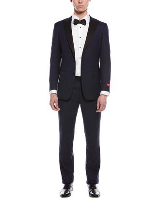 Zanetti 2Pc Porto Slim Fit Wool Suit