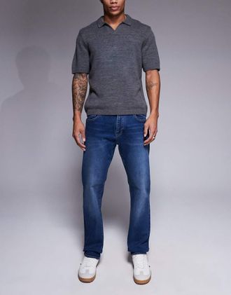 A|X Armani Exchange slim jeans in mid wash blue