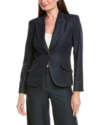 Tahari by ASL Tahari Asl Petite Denim Blazer