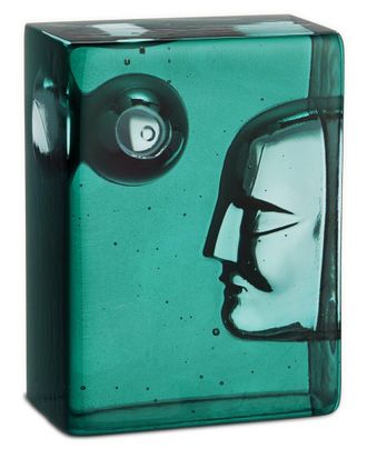 Kosta Boda Azur Moon Petrol