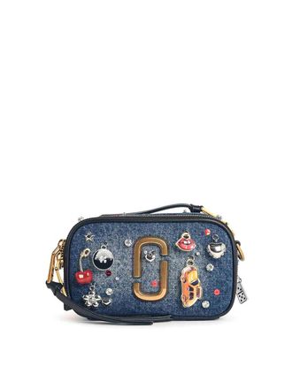 Marc Jacobs The Trinket Charm Snapshot Blue Denim Bag