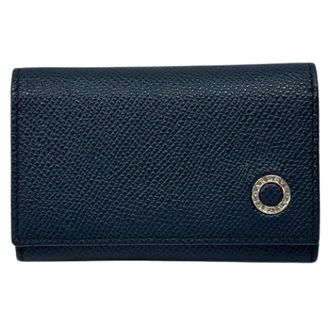 Bulgari Portacarte in pelle Pre-owned - - Pre-owned - Donna - Blu - ONE SIZE