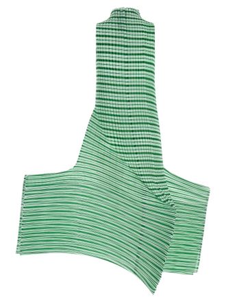 Issey Miyake Womens Bicolor Polyester Long Dress
