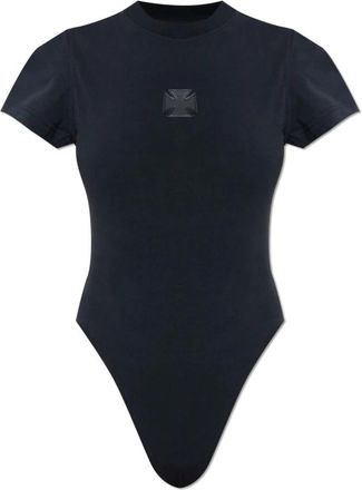 VETEMENTS Bodysuit met Patch - Dames - Bodies - Zwart - S - Tops