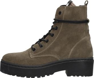 Maruti Tripp Veterlaarsjes - Dames - Veterlaarzen - Beige - 37 EU - Su&egrave;de - Schoenen