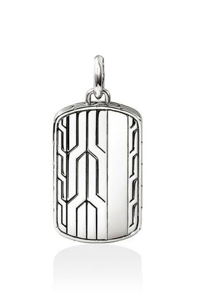 John Hardy Icon 50 Tag Pendant in Silver at Nordstrom