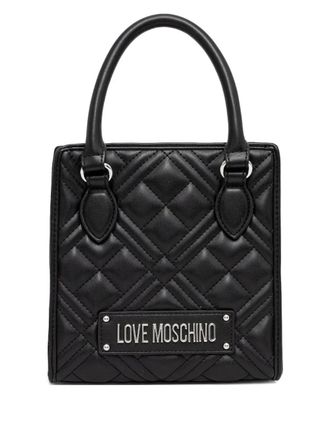 Love Moschino Borsa tote trapuntata - Nero