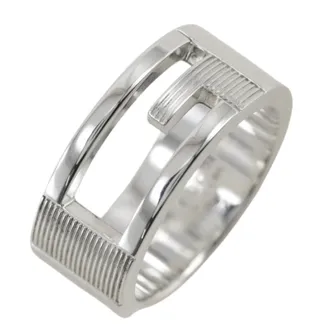 Gucci Silver 925 Band Ring (Pre-Owned)