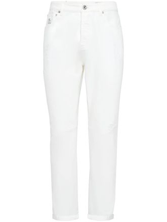 Brunello Cucinelli Jeans dritti - Bianco