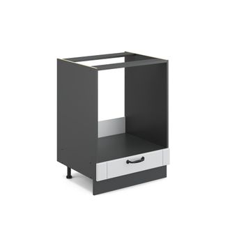 Vicco Armario Para Horno Empotrado Fame-line, Blanco Casa De Campo, 60 Cm Sin Encimera Vicco