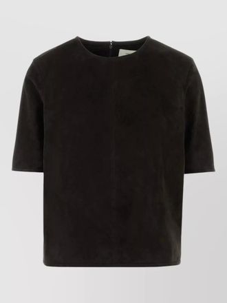 Loulou Studio suede t-shirt