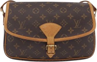 Louis Vuitton Sologne Monogram Canvas Brown Canvas Handbag (Pre-Owned)