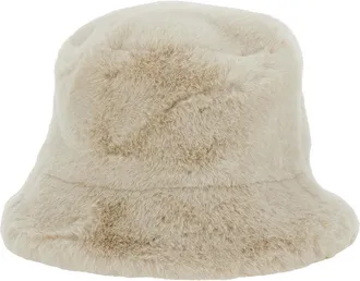 Apparis Womens Fisherman Hat White Ecoleather Polyester