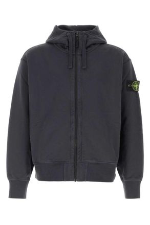 Stone Island Dark Navy Zip Up Hoodie