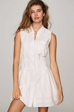 Maeve Sleeveless V-Neck Shirt Dress