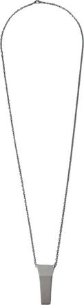 Rick Owens Geborstelde Afwerking Trunk Charm Ketting Hanger - Heren - Kettingen - Grijs - ONE Size - Accessoires