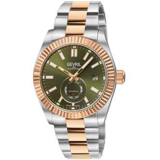 Gevril Group West Village Automatic Green Dial Mens Watch 48987B