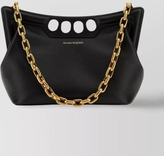 Alexander McQueen the peak small leather shoulder bag