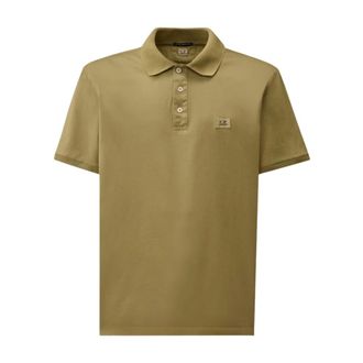 C.P. Company Mercerized Jersey Gasato Short Sleeve - male - C.P. Company - Polo Shirts - Gray - XL - Tops