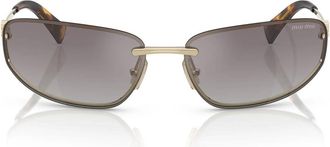 Miu Miu Sunglasses Mua50 S Zvn30 C Pale Gold/Blue Gradient Silver Women