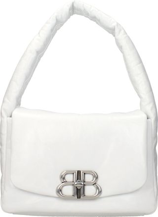 Balenciaga Damens Handtaschen aus wei&szlig;em Leder