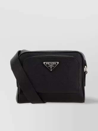 Prada leather crossbody bag