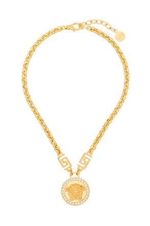 Versace NECKLACEMETAL+STRASS Size: OS, colour: GOLD