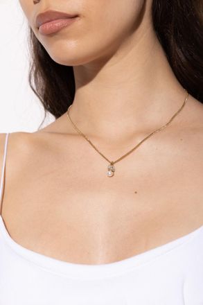 Jimmy Choo London Necklace With Pendant, Womens, Gold