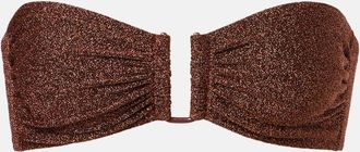 Eres Top bikini a fascia Flamboyant in lurex