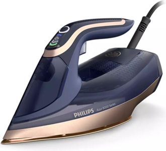 Philips Dst8050/20 Azur Plancha De Vapor 3000 W Capacidad Del Dep&oacute;sito De Agua: 350 Ml Golpe De Vapor Continuo: 85 G/min Salida De Vapor: 600 Ml/min Azul