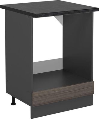 Vicco Armario Para Horno Empotrado R-line, Gris Noble, 60 Cm, Et Antracita, Vicco