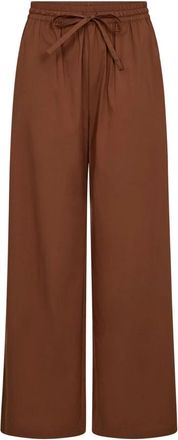 Co'Couture Wijde Broeken - Dames - Wijde Broeken - Bruin - L - Broeken