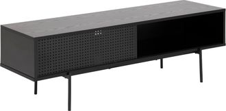 Furniture To Go Angus TV Unit with 1 Sliding Door in Black