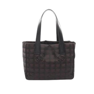 Chanel Pre-owned Tote Bags, female, Black, Size: ONE SIZE Pre-owned Vintage Nylon Tote Bag