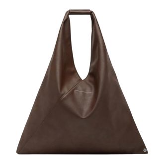 Maison Margiela Bolso de Hombro Japon&eacute;s - Bags - Mujer - Marr&oacute;n - ONE SIZE