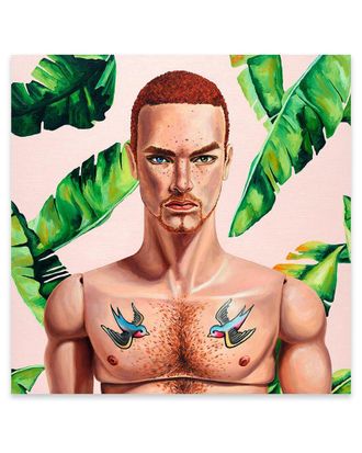 iCanvas Icanvas Ginger Doll Guy Print On Acrylic Glass By Oleksandr Balbyshev