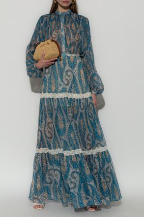 Etro Silk Shirt, Womens, Blue