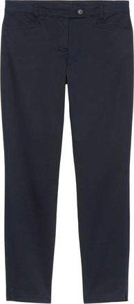 Marc O'Polo Dames, Broeken, Blauw, Maat: M Katoen