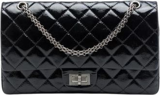 Chanel Pre-owned Reissue Flap - Dames - Vintage Schoudertas - Zwart - ONE Size - Leer - Vintage