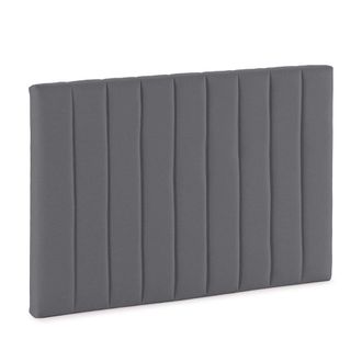 HOMN Cabecero tapizado 90x60 cm gris oscuro