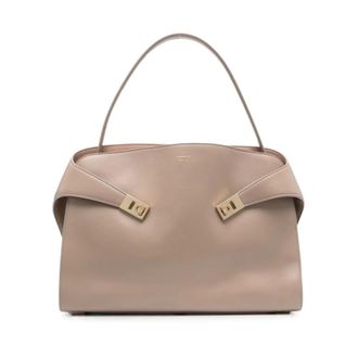 Ferragamo Dames, Tassen, Grijs, Maat: ONE Size Leer
