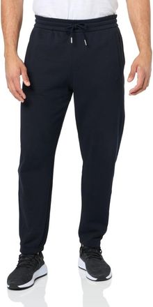 A|X Armani Exchange Mens Navy Pull Up Logo Tape Fleece Jogger Pant, Size X-Large