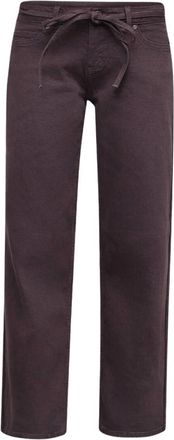 Sisters Point Onea Belt Jeans - Dames - Jeans - Bruin - Maat: M Katoen