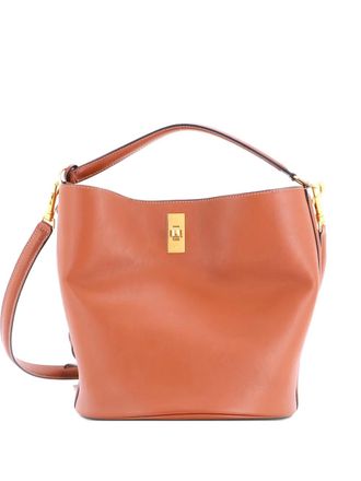 Celine 16 Bag Leather bucket bag - Bruin