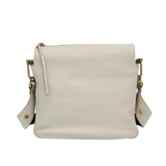 Chlo&eacute; Pre-owned Cross Body Bags, female, White, Size: ONE SIZE Pre-owned Leather Shoulder Bag