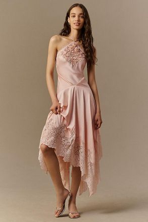 Mac Duggal Bow Maxi Slip Dress