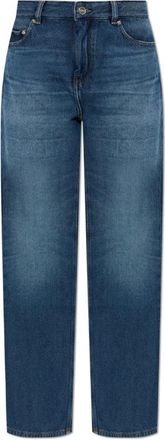 Ganni Straight Jeans - Dames - Regular Fit Jeans - Blauw - W28 L33 - Jeans