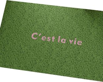 OEM Felpudo De Bucle, Alfombra Antideslizante Para Suelo, Verde, 40 X 60 Cm